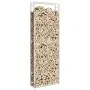 Edelstahl-Holzregal 110x28x312 cm von , Brennholztaschen und -halter - Ref: Foro24-357867, Preis: 102,73 €, Rabatt: %