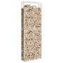 Estante para leña acero inoxidable 110x28x312 cm by , Firewood bags and holders - Ref: Foro24-357867, Price: 104,64 €, Discou...