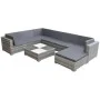 8-piece garden furniture set and gray synthetic rattan cushions by vidaXL, Garden sets - Ref: Foro24-42746, Price: 939,53 €, ...
