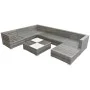 8-piece garden furniture set and gray synthetic rattan cushions by vidaXL, Garden sets - Ref: Foro24-42746, Price: 939,53 €, ...