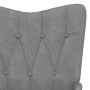 Relaxation armchair with dark gray fabric stool by , Armchairs - Ref: Foro24-327535, Price: 106,98 €, Discount: %