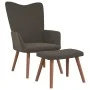 Entspannungssessel mit dunkelgrauem Samthocker von , Sessel - Ref: Foro24-327667, Preis: 122,80 €, Rabatt: %