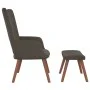 Entspannungssessel mit dunkelgrauem Samthocker von , Sessel - Ref: Foro24-327667, Preis: 122,80 €, Rabatt: %