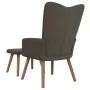 Entspannungssessel mit dunkelgrauem Samthocker von , Sessel - Ref: Foro24-327667, Preis: 122,80 €, Rabatt: %