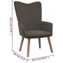 Entspannungssessel mit dunkelgrauem Samthocker von , Sessel - Ref: Foro24-327667, Preis: 122,80 €, Rabatt: %