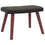 Rocking chair with footrest in velvet and dark gray PVC by , Rocking chairs - Ref: Foro24-327887, Price: 123,58 €, Discount: %