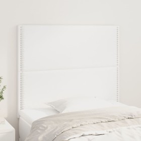 Cabeceros 2 unidades de cuero sintético blanco 80x5x78/88 cm de , Cabeceros y pies de cama - Ref: Foro24-3116265, Precio: 56,...