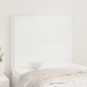 Headboards 2 units of white synthetic leather 80x5x78/88 cm by , Headboards and footboards - Ref: Foro24-3116265, Price: 70,3...
