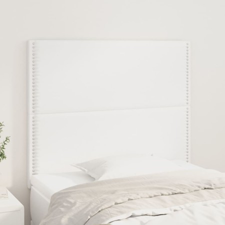 Kopfteile 2 Einheiten aus weißem Kunstleder 80x5x78/88 cm von , Kopf- und Fußteile - Ref: Foro24-3116265, Preis: 56,59 €, Rab...