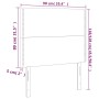 Kopfteile 2 Einheiten aus dunkelgrünem Samt 90x5x78/88 cm von , Kopf- und Fußteile - Ref: Foro24-3116231, Preis: 48,25 €, Rab...