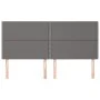 Headboards 4 units of gray synthetic leather 80x5x78/88 cm by , Headboards and footboards - Ref: Foro24-3116292, Price: 93,73...