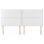 Kopfteile 4 Einheiten aus weißem Kunstleder 100x5x78/88 cm von , Kopf- und Fußteile - Ref: Foro24-3116301, Preis: 94,67 €, Ra...
