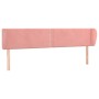 Rosa Samtkopfteil 183x23x78/88 cm von , Kopf- und Fußteile - Ref: Foro24-3117069, Preis: 58,49 €, Rabatt: %
