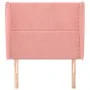 Kopfteil mit rosa Samtohren 93x23x118/128 cm von , Kopf- und Fußteile - Ref: Foro24-3117857, Preis: 71,87 €, Rabatt: %