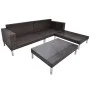 4-piece garden furniture set and brown synthetic rattan cushions by vidaXL, Garden sets - Ref: Foro24-42943, Price: 504,26 €,...