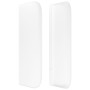 Cabecero de cuero sintético blanco 183x16x78/88 cm de , Cabeceros y pies de cama - Ref: Foro24-3118731, Precio: 83,55 €, Desc...