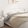 Cabecero de cuero sintético blanco 163x16x78/88 cm de , Cabeceros y pies de cama - Ref: Foro24-3118725, Precio: 75,41 €, Desc...
