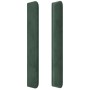 Kopfteil mit dunkelgrünen Samtohren 183x16x118/128cm von , Kopf- und Fußteile - Ref: Foro24-3119503, Preis: 104,06 €, Rabatt: %