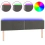 Cabecero con LED de terciopelo gris oscuro 180x5x78/88 cm de , Cabeceros y pies de cama - Ref: Foro24-3121533, Precio: 54,41 ...