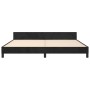 Bed frame with black velvet headboard 200x200 cm by , Beds and slatted bases - Ref: Foro24-3125716, Price: 208,58 €, Discount: %