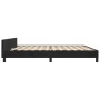 Bed frame with black velvet headboard 200x200 cm by , Beds and slatted bases - Ref: Foro24-3125716, Price: 208,58 €, Discount: %