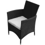 9-piece garden dining set and black synthetic rattan cushions by vidaXL, Garden sets - Ref: Foro24-43118, Price: 728,40 €, Di...