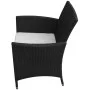 9-piece garden dining set and black synthetic rattan cushions by vidaXL, Garden sets - Ref: Foro24-43118, Price: 728,40 €, Di...