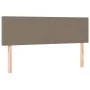Box spring bed with taupe gray fabric mattress 140x190 cm by , Beds and slatted bases - Ref: Foro24-3130109, Price: 469,67 €,...