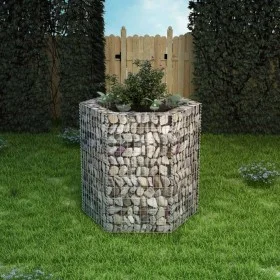 Sechseckiges Gabionenbett 100x90x100 cm von vidaXL, Töpfe und Pflanzgefäße - Ref: Foro24-142533, Preis: 74,63 €, Rabatt: %