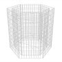Sechseckiges Gabionenbett 100x90x100 cm von vidaXL, Töpfe und Pflanzgefäße - Ref: Foro24-142533, Preis: 77,23 €, Rabatt: %