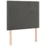 Box spring bed with dark gray velvet mattress 90x200 cm by , Beds and slatted bases - Ref: Foro24-3132598, Price: 312,03 €, D...