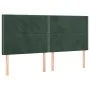 Box spring bed with dark green velvet mattress 180x200 cm by , Beds and slatted bases - Ref: Foro24-3132636, Price: 638,52 €,...