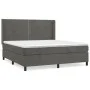 Cama box spring con colchón terciopelo gris oscuro 180x200 cm de , Camas y somieres - Ref: Foro24-3132634, Precio: 553,99 €, ...