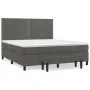 Boxspringbett mit dunkelgrauer Samtmatratze 180x200 cm von , Betten und Lattenroste - Ref: Foro24-3137798, Preis: 587,49 €, R...