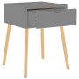 Nachttische 2 Stück graues Holzwerkstoff 40x40x56 cm von vidaXL, Nachttische - Ref: Foro24-326800, Preis: 96,57 €, Rabatt: %