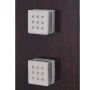 Duschpaneelsystem aus braunem Glas von vidaXL, Strahldüsen für Badewannen und Duschen - Ref: Foro24-142374, Preis: 147,63 €, ...