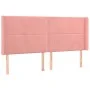 Box spring bed with mattress and LED pink velvet 180x200 cm by , Beds and slatted bases - Ref: Foro24-3139522, Price: 555,22 ...