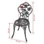 Bistro garden chairs 2 units green cast aluminum by vidaXL, Garden chairs - Ref: Foro24-43175, Price: 147,55 €, Discount: %
