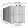 Hellbrauner Gartenschuppen aus verzinktem Stahl, 192 x 440 x 223 cm von , Schuppen - Ref: Foro24-3147474, Preis: 600,52 €, Ra...