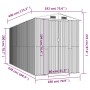 Light brown galvanized steel garden shed 192x440x223 cm by , Sheds - Ref: Foro24-3147474, Price: 634,87 €, Discount: %