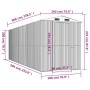 Light brown galvanized steel garden shed 192x606x223 cm by , Sheds - Ref: Foro24-3147476, Price: 787,86 €, Discount: %