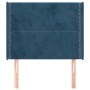 Kopfteil mit dunkelblauen Samtohren 103x16x118/128 cm von , Kopf- und Fußteile - Ref: Foro24-3119486, Preis: 65,49 €, Rabatt: %