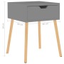 Nachttische 2 Stück graues Holzwerkstoff 40x40x56 cm von vidaXL, Nachttische - Ref: Foro24-326800, Preis: 96,57 €, Rabatt: %
