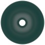 Dark green ceramic round bathroom sink by , Sinks - Ref: Foro24-146981, Price: 66,67 €, Discount: %