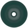 Rundes Badezimmerwaschbecken aus dunkelgrüner Keramik von , Sinkt - Ref: Foro24-146981, Preis: 65,63 €, Rabatt: %