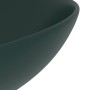 Rundes Badezimmerwaschbecken aus dunkelgrüner Keramik von , Sinkt - Ref: Foro24-146981, Preis: 66,67 €, Rabatt: %