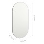 Mirror 80x40 cm glass by , Mirrors - Ref: Foro24-326083, Price: 26,35 €, Discount: %