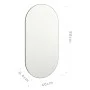 Mirror 80x40 cm glass by , Mirrors - Ref: Foro24-326083, Price: 26,05 €, Discount: %