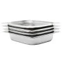 Bandejas Gastronorm 4 unidades GN 1/2 65 mm acero inoxidable de , Cubetas para mesas de vapor - Ref: Foro24-50887, Precio: 38...