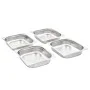 Bandejas Gastronorm 4 unidades GN 1/2 65 mm acero inoxidable de , Cubetas para mesas de vapor - Ref: Foro24-50887, Precio: 38...